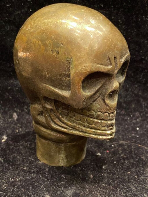 Køb Bronze skull cane grip âmemento morÃ­â online billigt tilbud rabat online shopping